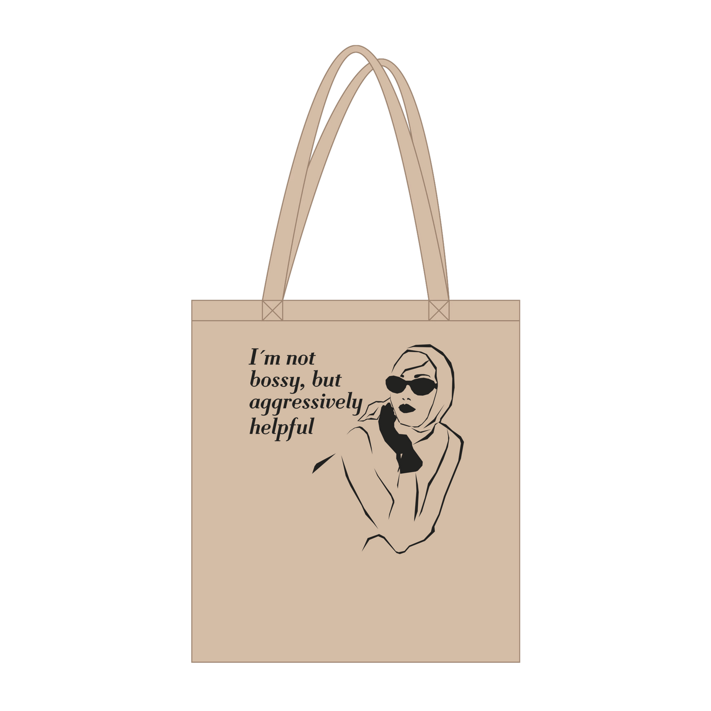 Handlenett i bomull, profilering