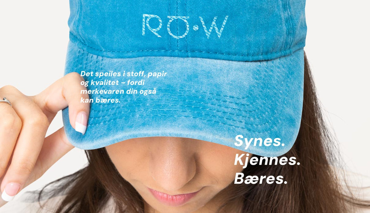 Caps med logo, profileringsartikler for små og mellomstore bedrifter