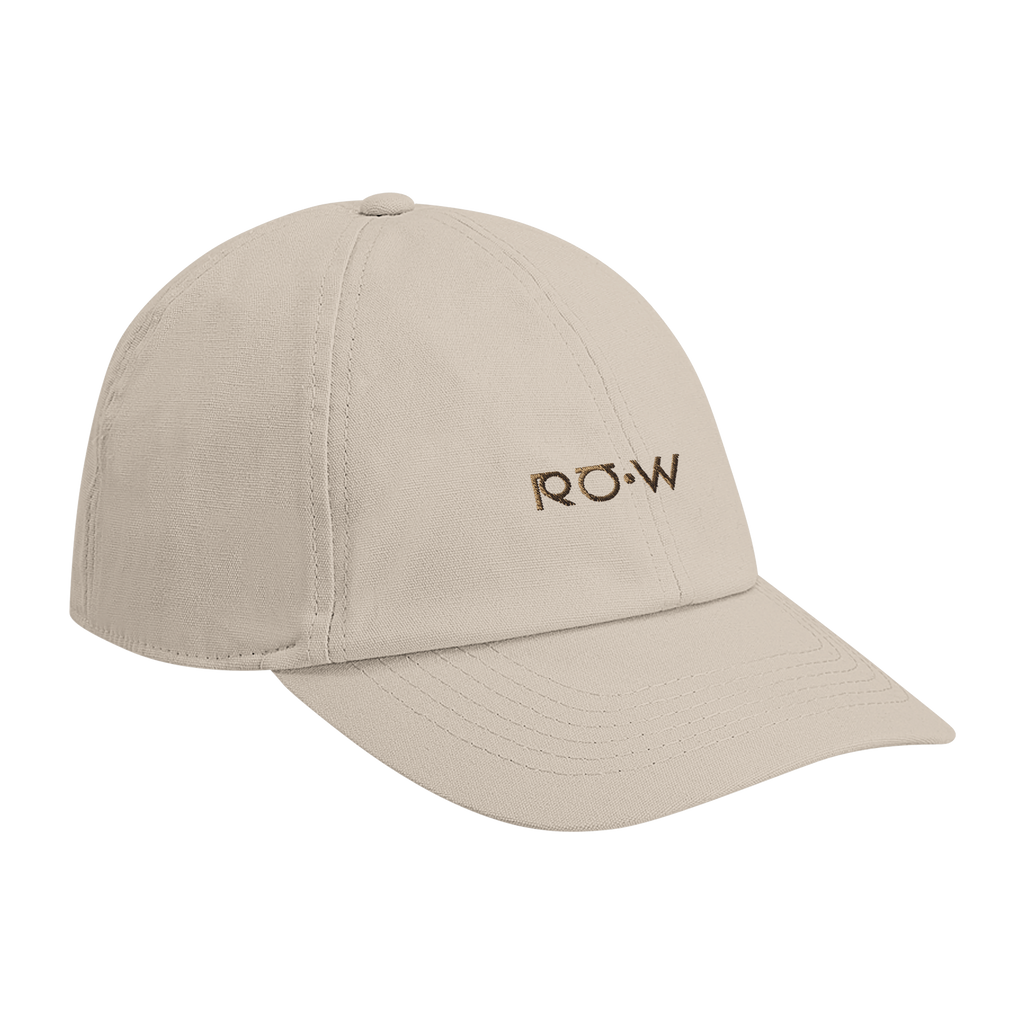 Beige caps med logo