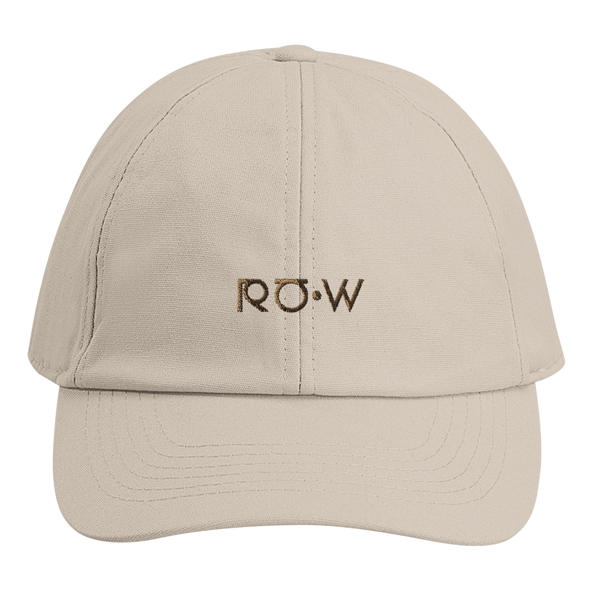 Beige caps med logo