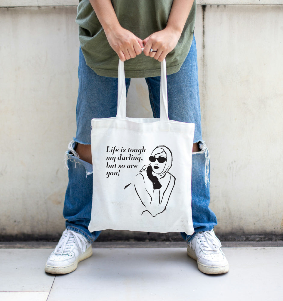 Handlenett med designtrekk