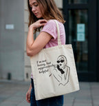 Handlenett med designtrykk - Not bossy but helpful