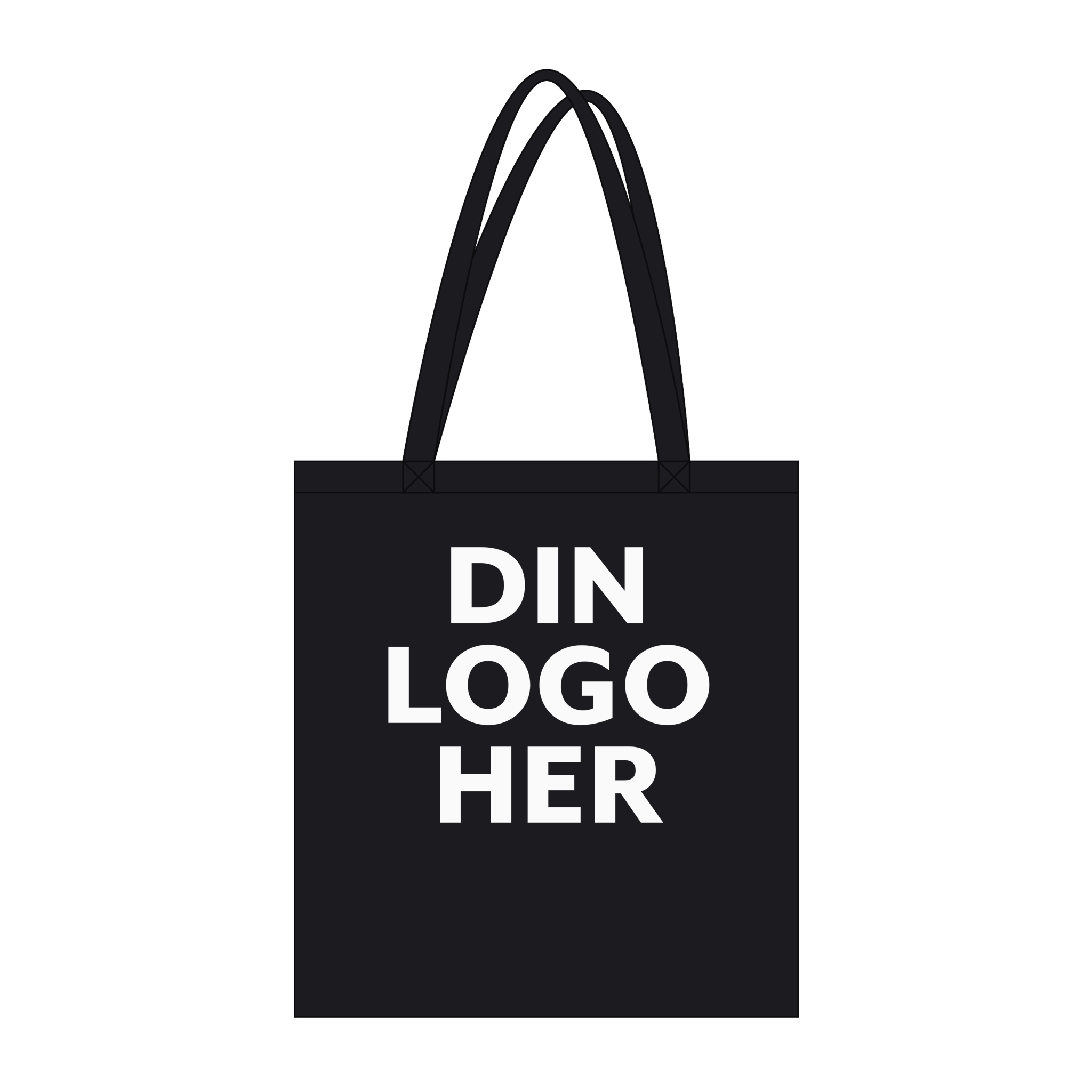 Handlenett med logo, profilering