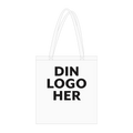 Handlenett med logo, hvit, profilering