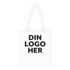 Handlenett med logo, hvit, profilering