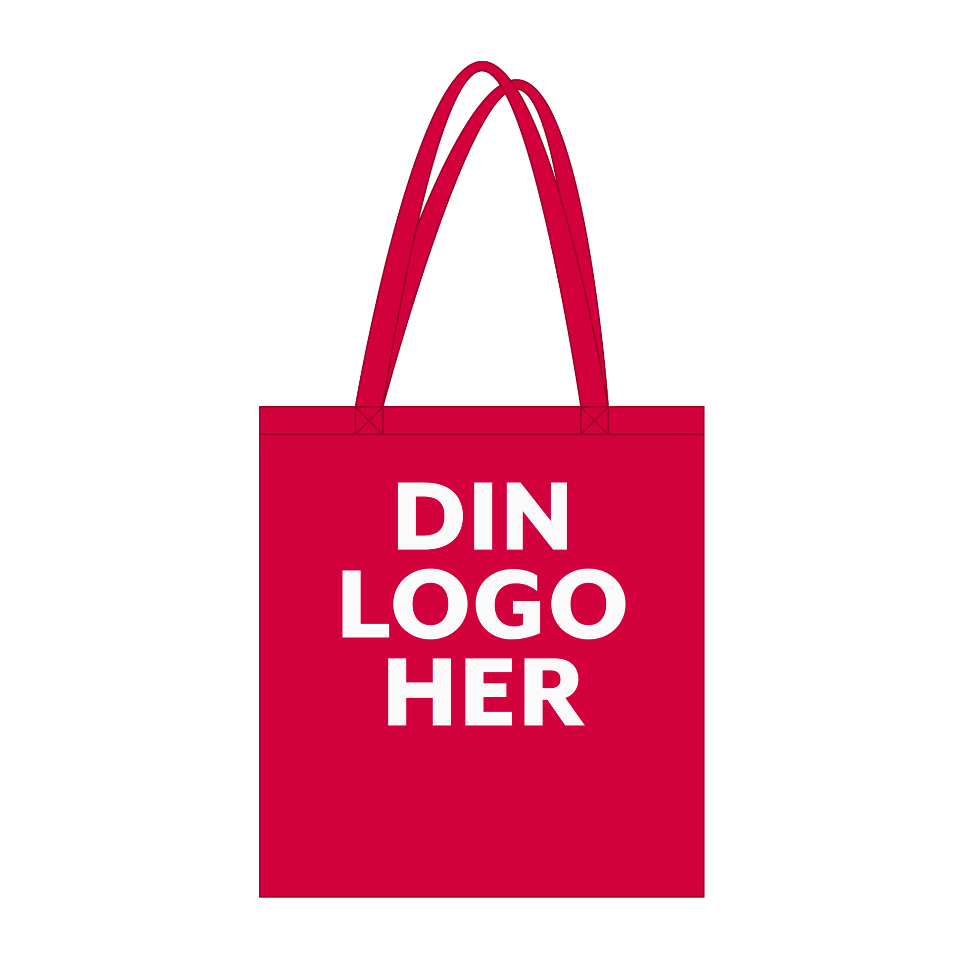Profilering, Handlenett med logo, rød