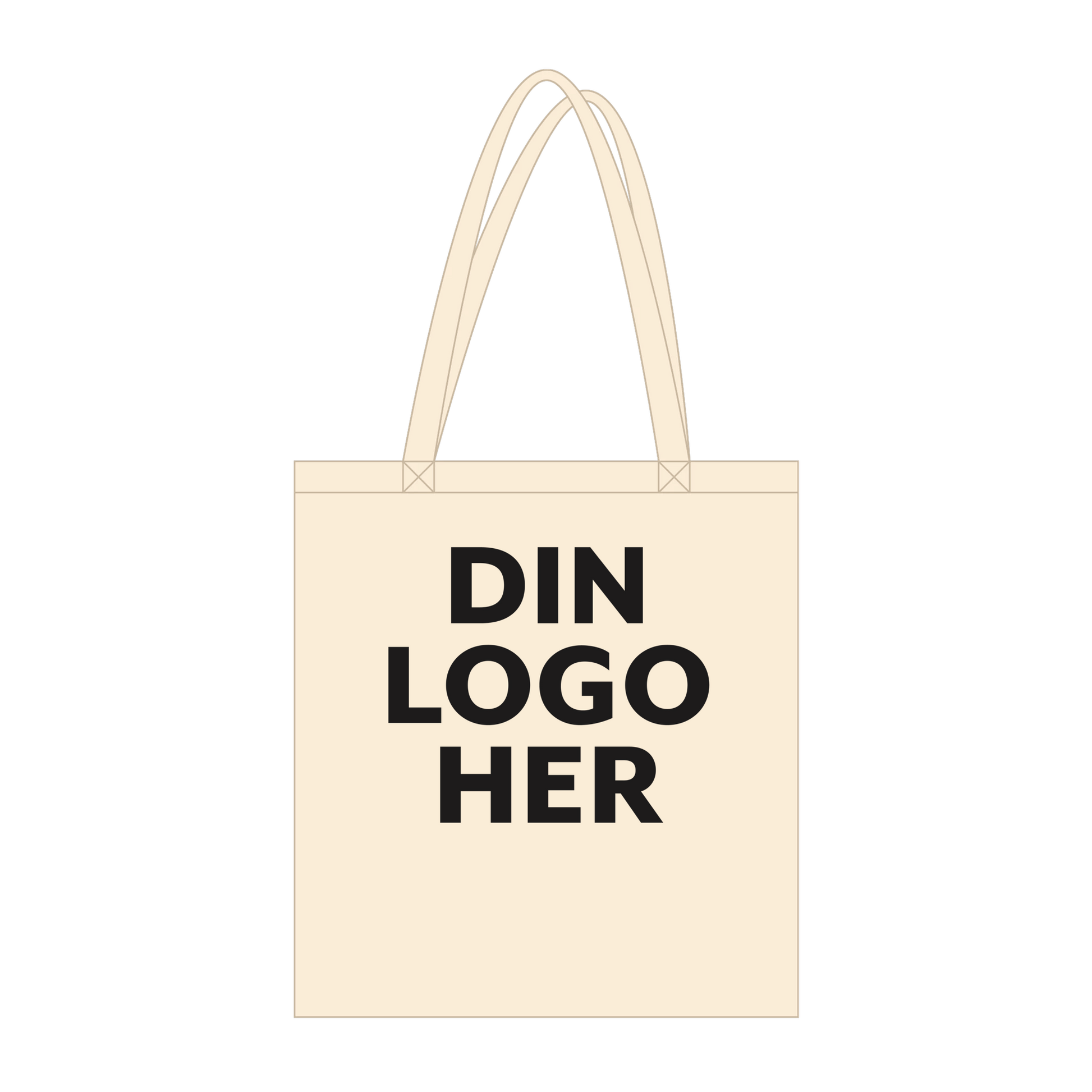Handlenett med logo, profilering