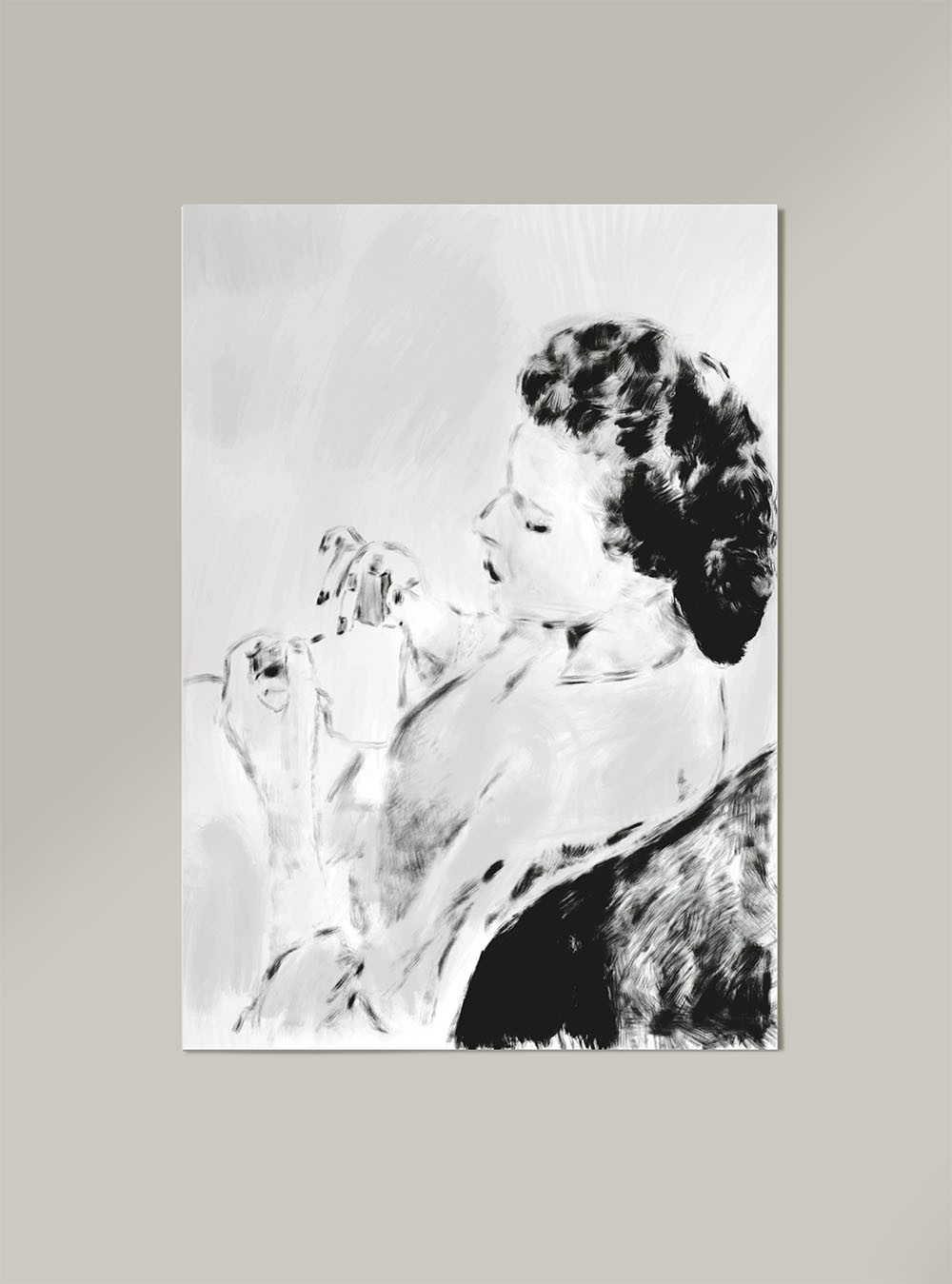 Lakke negler, Fine Art Print