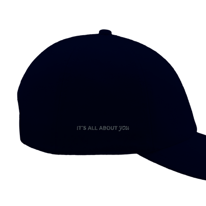 Marineblå caps med logo
