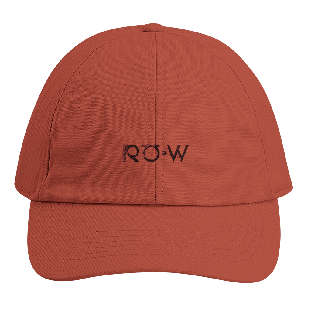 Terracotta, rustrød caps med logo